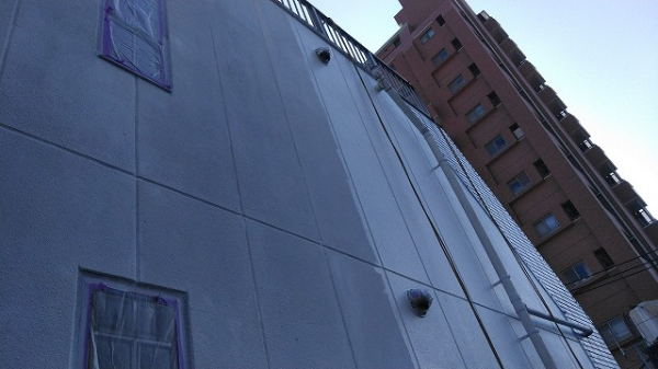 Sビル様の外壁塗装工事(雨漏り対応)