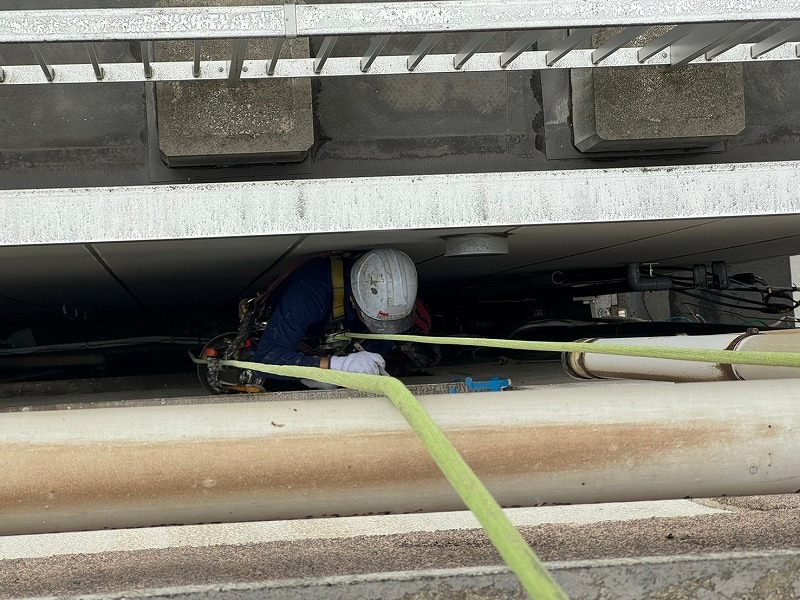 銀座Iビル様外壁塗装工事（狭小箇所）