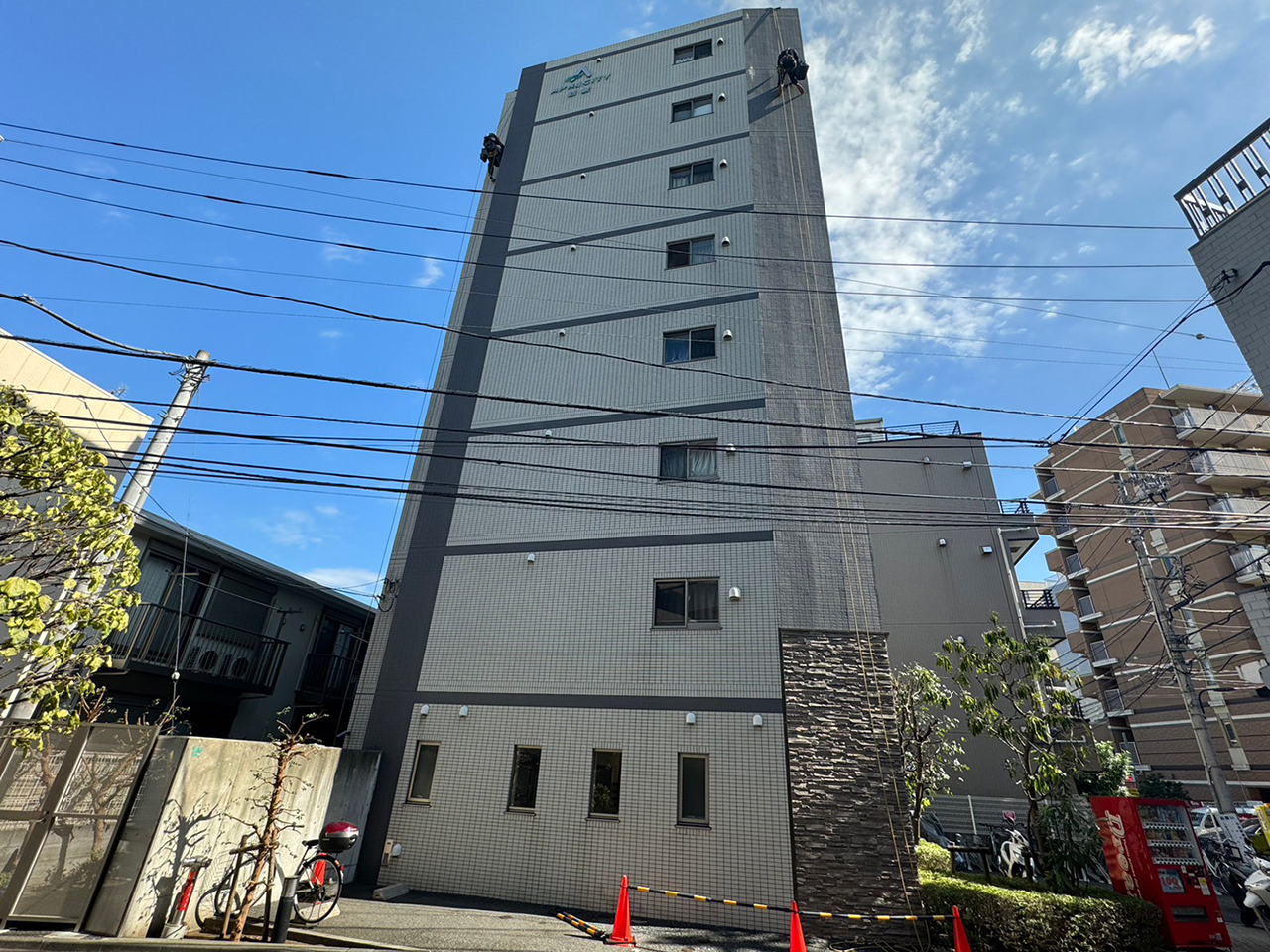 池袋Aマンション様　外壁調査工事