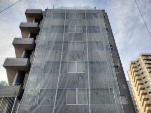 Mビル様　東面タイル・シール工事