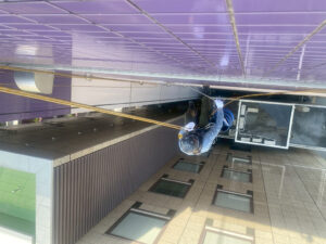 T店舗様　外壁タイル打診調査工事