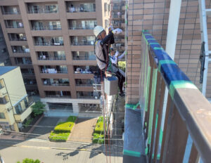 Mマンション様　7階防水塗装工事