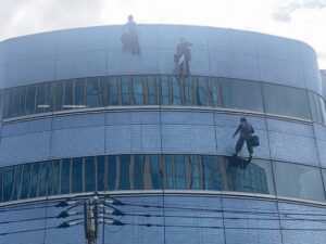 Oビル様　外壁タイル打診調査工事