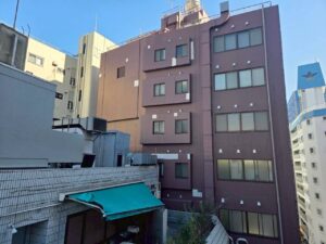 Oビル様｜外壁補修工事｜ロープアクセス工法