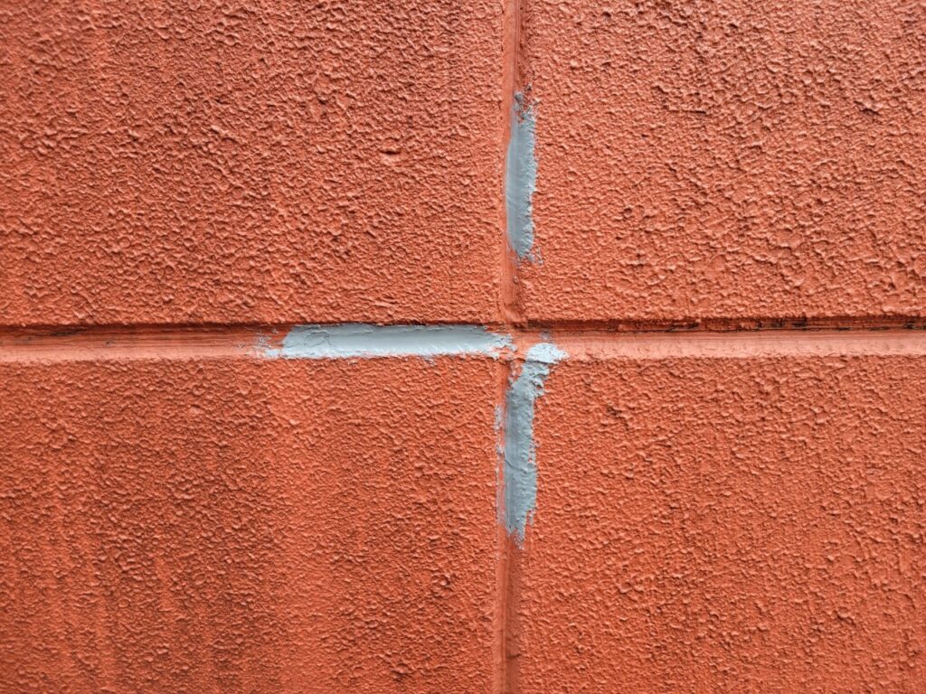 ALCパネル目地クラック補修